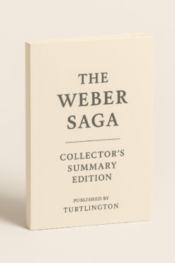 Weber Saga softcover book – collector’s edition cover